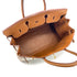 HERMES BIRKIN 40 GOLD COUCHEVEL TOILE H HAND BAG □B GHW 90304187