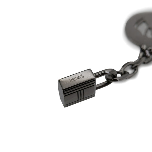HERMES BAG CHARM AMULET 4 SILVER RUTHENIUM ACCESSORY 90304188 - PURPOSE