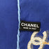 CHANEL VINTAGE SCARF COCOMARK PEARL PATTERN NAVY WHITE SILK 90304190 - PURPOSE