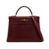 HERMES KELLY 32 SELLIER ROUGE H COUCHVEL HAND SHOULDER BAG 〇R GHW 90304698