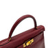 HERMES KELLY 32 SELLIER ROUGE H COUCHVEL HAND SHOULDER BAG 〇R GHW 90304698