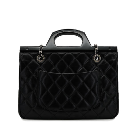 CHANEL MATELASSE 2WAY HAND CHAIN SHOULDER BAG BLACK LEATHER 90304700 - PURPOSE