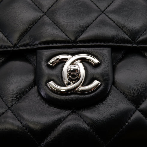 CHANEL MATELASSE 2WAY HAND CHAIN SHOULDER BAG BLACK LEATHER 90304700 - PURPOSE