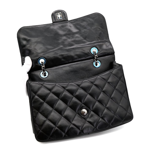 CHANEL MATELASSE 2WAY HAND CHAIN SHOULDER BAG BLACK LEATHER 90304700 - PURPOSE