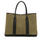 HERMES GARDEN PARTY PM KAHKI TOILE OFFICIER VEAU NEGONDA TOTE BAG □L 90304709 - PURPOSE