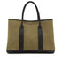 HERMES GARDEN PARTY PM KAHKI TOILE OFFICIER VEAU NEGONDA TOTE BAG □L 90304709 - PURPOSE