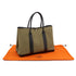 HERMES GARDEN PARTY PM KAHKI TOILE OFFICIER VEAU NEGONDA TOTE BAG □L 90304709 - PURPOSE