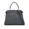 FENDI PEEKABOO REGULAR SELLERIA HAND SHOULDER BAG LEATHER DARK GRAY 8BN226 90304716