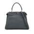 FENDI PEEKABOO REGULAR SELLERIA HAND SHOULDER BAG LEATHER DARK GRAY 8BN226 90304716