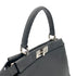 FENDI PEEKABOO REGULAR SELLERIA HAND SHOULDER BAG LEATHER DARK GRAY 8BN226 90304716