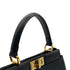 FENDI PEEKABOO REGULAR HAND SHOULDER BAG LEATHER BLACK 8BN226 90304719