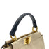 FENDI PEEKABOO MINI HAND SHOULDER BAG BEIGE LEATHER PYTHON 8BN244 90304722