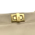 FENDI PEEKABOO MINI HAND SHOULDER BAG BEIGE LEATHER PYTHON 8BN244 90304722