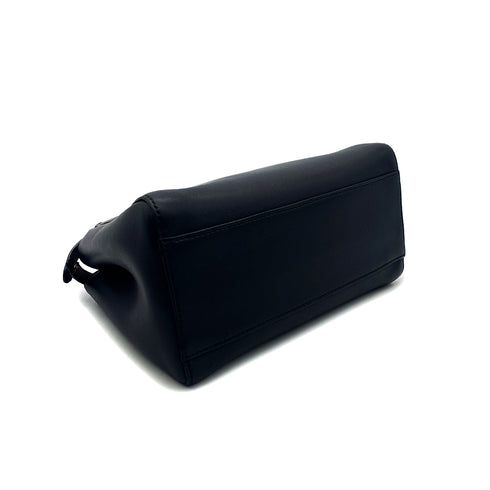 FENDI PEEKABOO MINI HAND SHOULDER BAG BLACK LEATHER 8BN244 90304723
