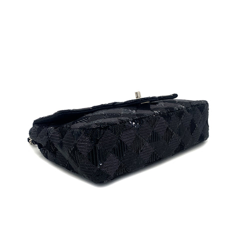 CHANEL CHAIN SHUOLDER BAG BLACK SEQUINS 90304725 - PURPOSE