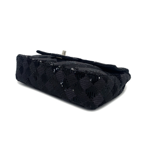 CHANEL CHAIN SHUOLDER BAG BLACK SEQUINS 90304725 - PURPOSE