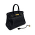 HERMES BIRKIN 35 BLACK ARDENNES HAND BAG □C GHW 90304727