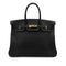 HERMES BIRKIN 35 BLACK TOGO HAND BAG □D GHW 90304730