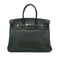 HERMES BIRKIN 35 VERT TOGO HAND BAG □F PHW 90304734
