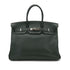 HERMES BIRKIN 35 VERT TOGO HAND BAG □F PHW 90304734