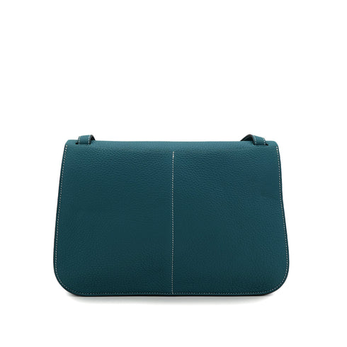 HERMES HALZAN 31 VERT BOSPHORE TAURILLON CLEMENCE HAND SHOULDER BAG D PHW 90304761 - PURPOSE