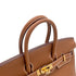 HERMES BIRKIN 25 GOLD TOGO HAND BAG U GHW 90304762