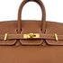 HERMES BIRKIN 25 GOLD TOGO HAND BAG U GHW 90304762