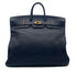 HERMES HAUT A COURROIES 50 BLUE INDIGO TOGO HAND BAG □E GHW 90304764