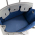 HERMES BIRKIN 35 VERSO GRIS MOUETTE BLUE AGATE TOGO HAND BAG A PHW 90304767 - PURPOSE