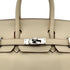 HERMES BIRKIN 25 PARCHEMIN VEAU SWIFT HAND BAG □L PHW 90304768