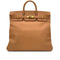 HERMES HAUT A COURROIES 45 NATUREL COUCHEVEL HAND BAG □D GHW 90304769