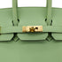HERMES BIRKIN 25 SELLIER VERT CRIQUET VEAU EPSOM HAND BAG Y GHW 90304773 - PURPOSE