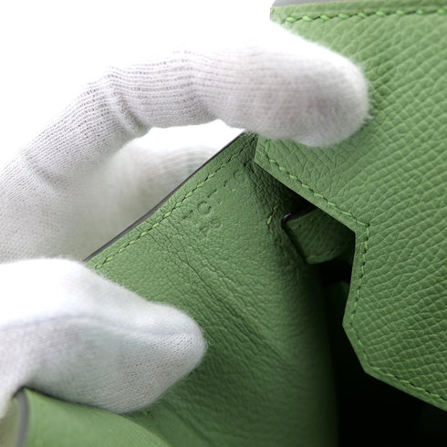 HERMES BIRKIN 25 SELLIER VERT CRIQUET VEAU EPSOM HAND BAG Y GHW 90304773 - PURPOSE