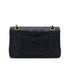 CHANEL VINTAGE CLASSIC FLAP SMALL CHAIN SHOULDER BAG NAVY LAMB SKIN 90304774