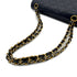 CHANEL VINTAGE CLASSIC FLAP SMALL CHAIN SHOULDER BAG NAVY LAMB SKIN 90304774