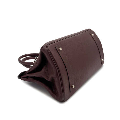 HERMES SHOULDER BIRKIN 42 HAVANE TAURILLON CLEMENCE HAND BAG □H PHW 90304916