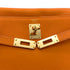 HERMES KELLY DANCE ORANGE VEAU SWIFT SHOULDER BAG □K GHW 90304918