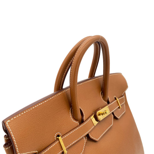 HERMES HAUT A COURROIES 32 GOLD COUCHEVEL HAND BAG □E GHW 90304922