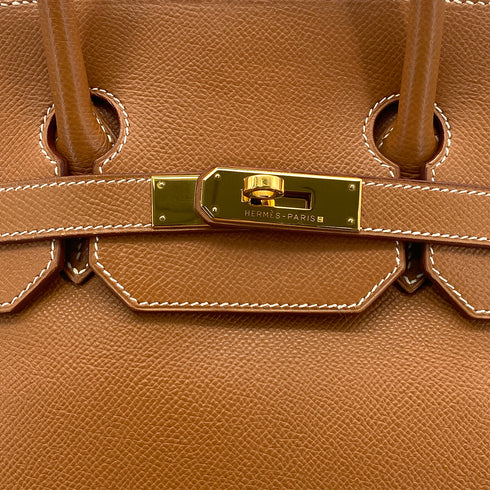 HERMES HAUT A COURROIES 32 GOLD COUCHEVEL HAND BAG □E GHW 90304922