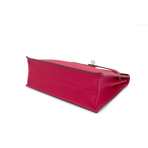 HERMES KELLY DANCE 2 FRAMBOISE VEAU SWIFT SHOULDER BAG W PHW 90304973