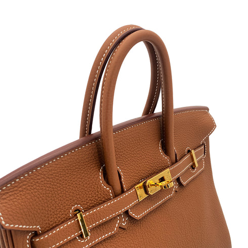 HERMES BIRKIN 25 GOLD TOGO HAND BAG X GOLD HARDWARE 90304976 - PURPOSE