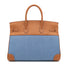 HERMES BIRKIN 35 GOLD BLUE VEAU GULLIVER TOILET JEAN HAND BAG □B GHW 90304977 - PURPOSE