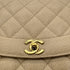 CHANEL VINTAGE DIANA MEDIUM CHAIN SHOULDER BAG BEIGE CAVIAR SKIN 90304980