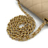 CHANEL VINTAGE DIANA MEDIUM CHAIN SHOULDER BAG BEIGE CAVIAR SKIN 90304980