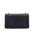 CHANEL VINTAGE CLASSIC FLAP SMALL CHAIN SHOULDER BAG PURPLE LAMB SKIN 90304982