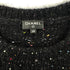 CHANEL RHINESTONE KNIT BLACK MULTICOLOR ALPACA 38 P57 RTW 90304983