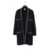 CHANEL COCO BUTTON KNIT COAT BLACK CASHMERE 38 07A RTW 90304985
