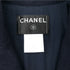 CHANEL COCO BUTTON NO5 TWEED JACKET NAVY WOOL 38 05C RTW 90305049