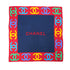 CHANEL VINTAGE SCARF COCOMARK LOGO MULTICOLOR SILK 90305131