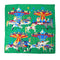 CHANEL VINTAGE SCARF COCOMARK ANIMAL PATTERN GREEN SILK 90305132 - PURPOSE